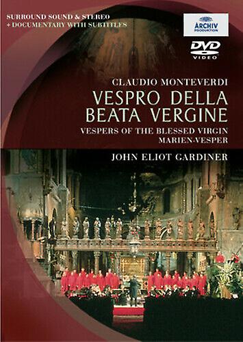 Vespro Della Beata Vergine The Monteverdi Choir DVD (2003) Sir John Eliot - Region 2