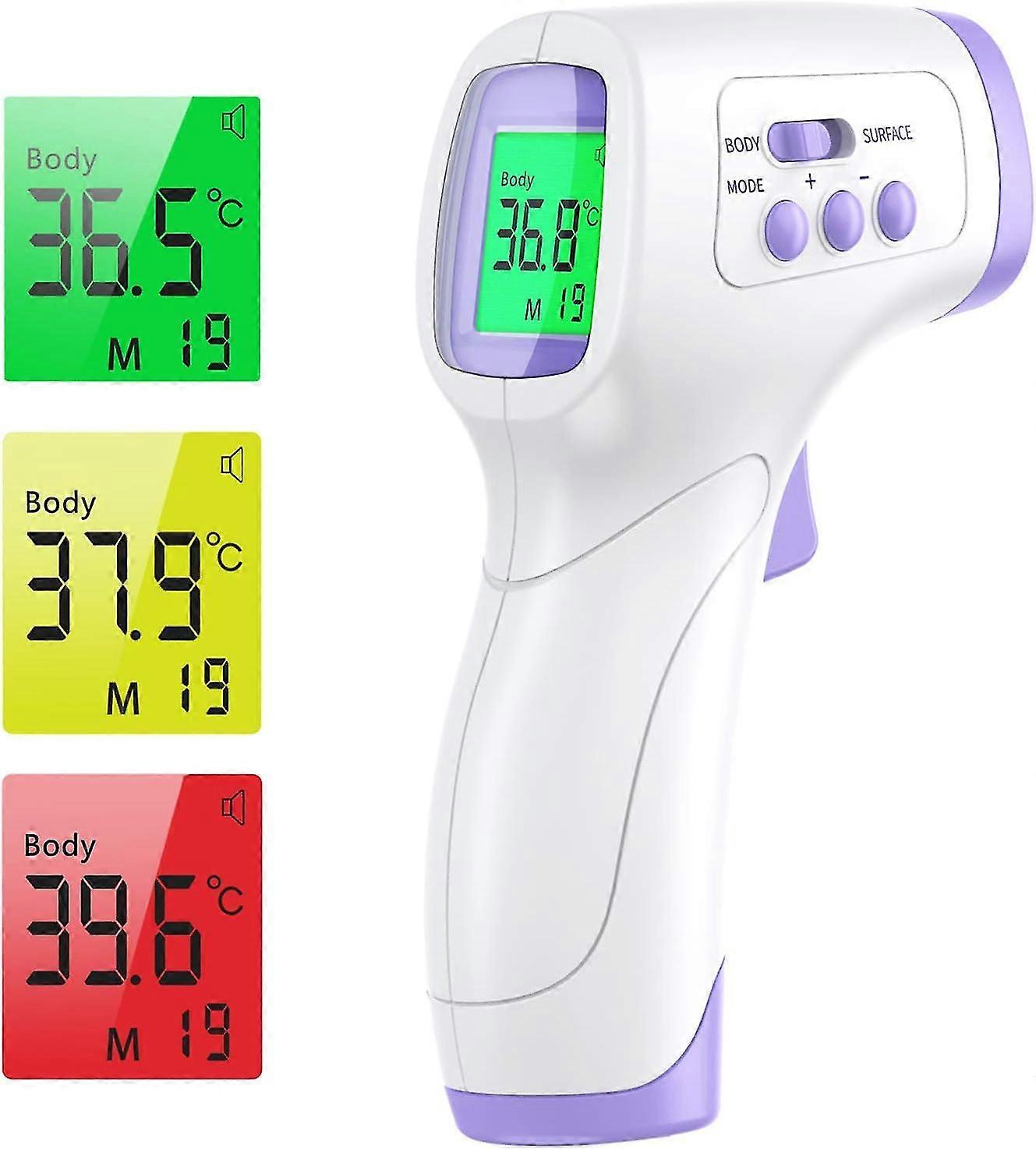 Adult Forehead Infrared With Alert 2 In 1 Non-contact Forehead With Memory Function, Lcd Display, Infrared T