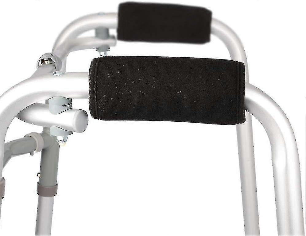2023 New Padded Walker Hand Grips, Soft Comfortable Cushion Rollator Handle Covers Walker Grip Pads For Walker Rollator Crutch Wheelchair, Non-slip Br