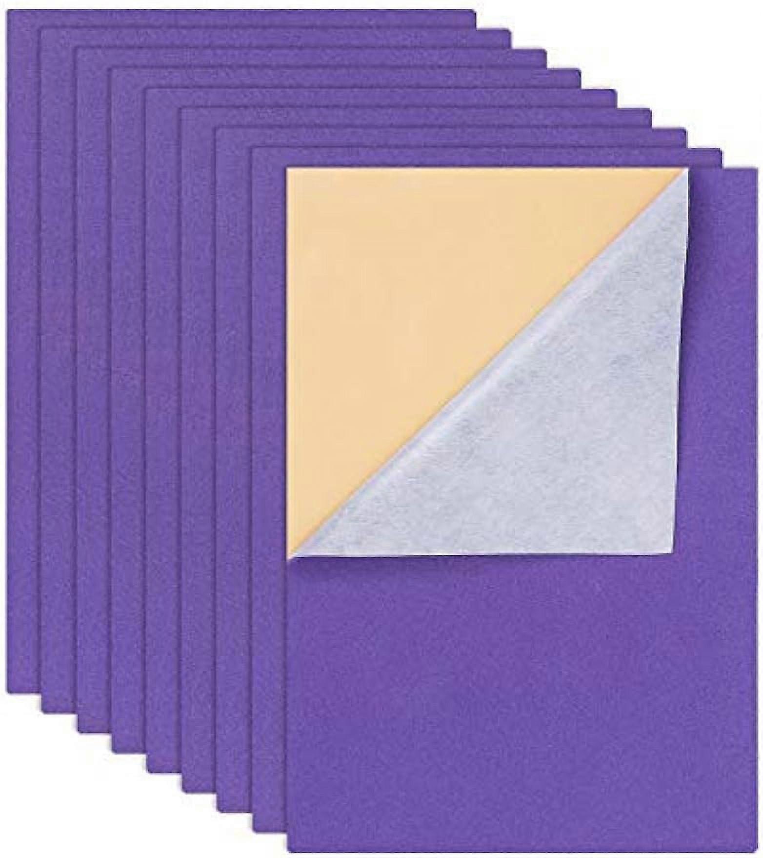 12PCS Velvet Fabric Sticky Back Adhesive Felt Sheet11.5"x15.5" Self-Adhesive Durable and Water Resistant Multi-purpose Ideal for Art and Craft Making