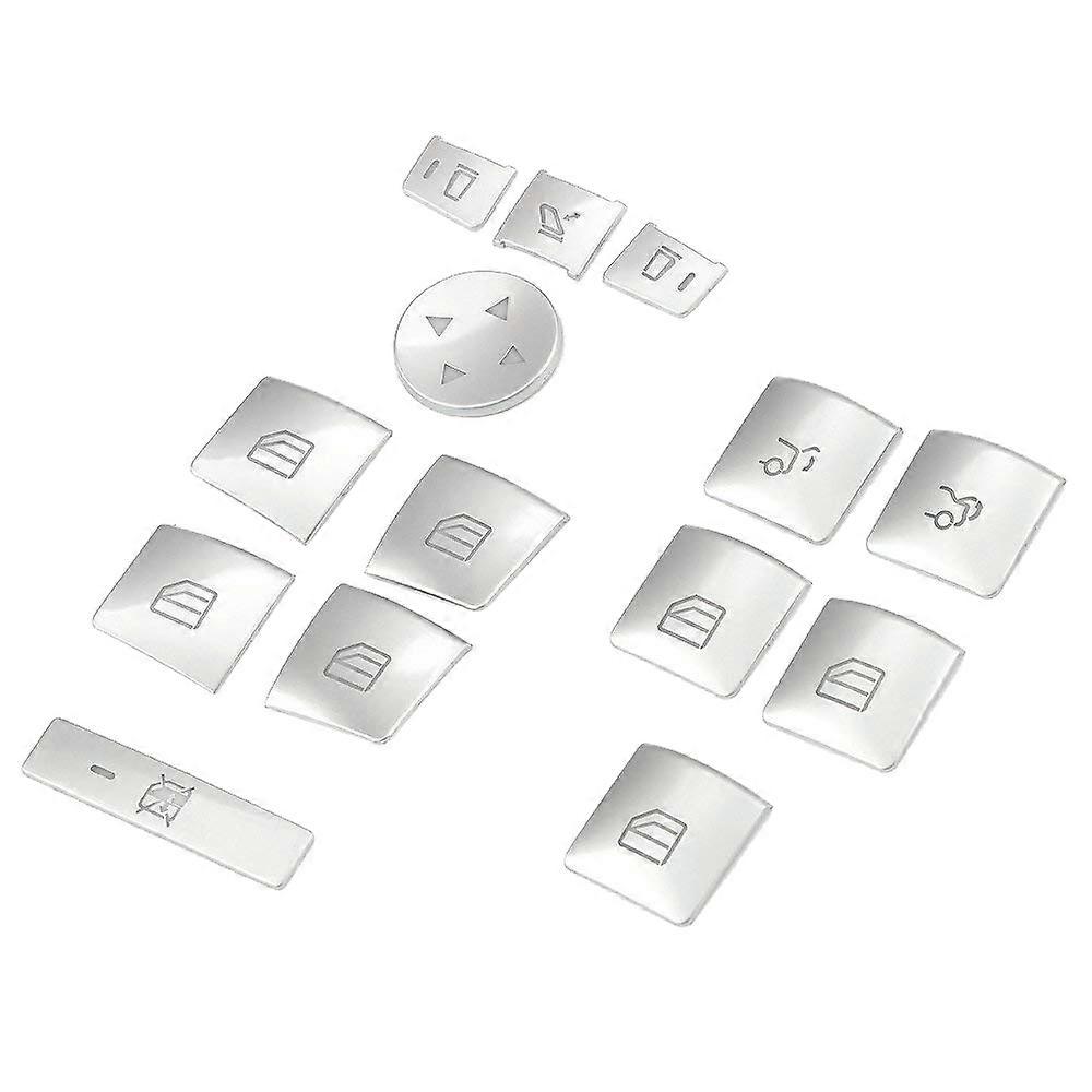 Inner Door Armrest Window Switch Button Trim Cover Sticker for ML GL a B C E G Class W204 W212 W246