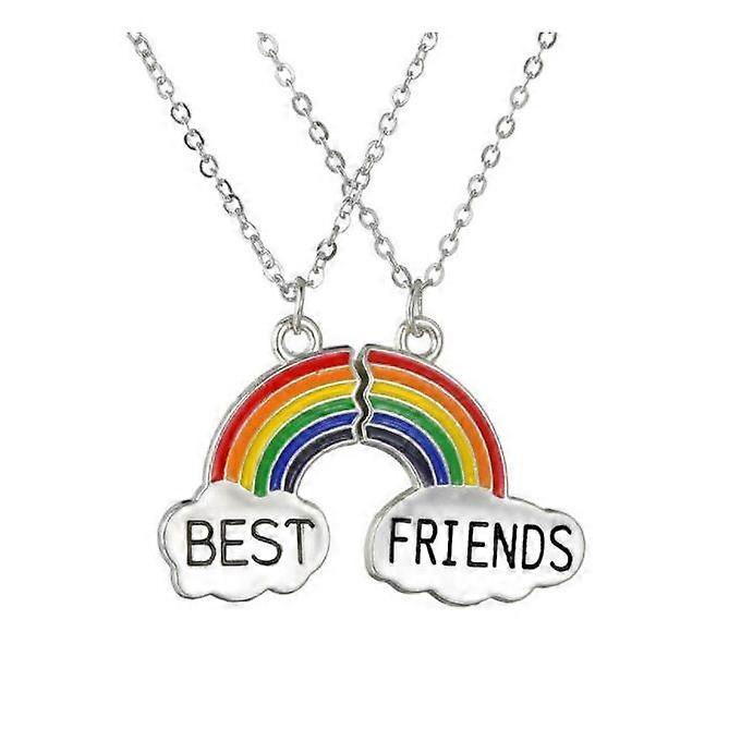 Rainbow Stitching Couple Pendant Tide