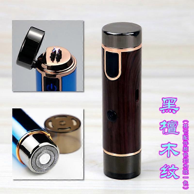 New Multi-Function Lighter With Shaver Charging Touch Sensing Double Arc Cigarette Lighter Factory Direct Sales