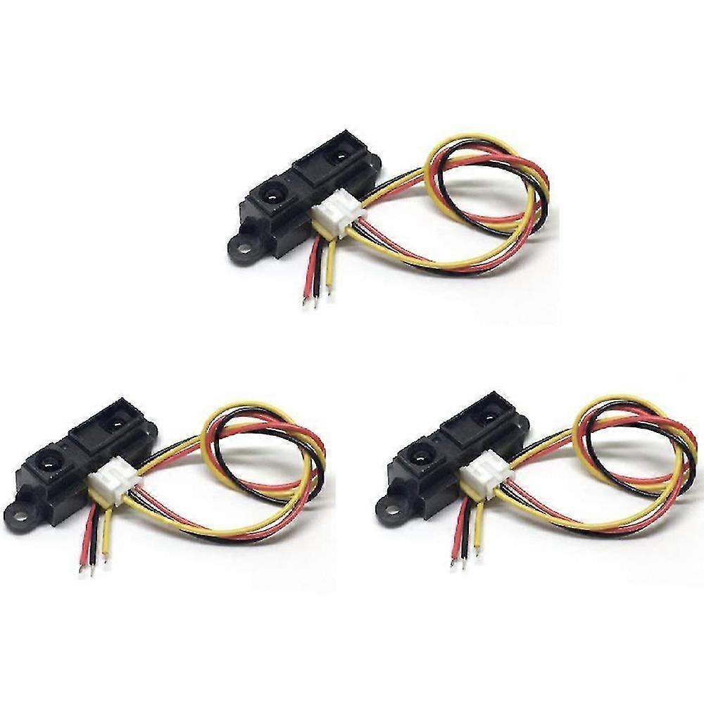 3 Pcs GP2Y0A21YK0F GP2Y0A21 10-80cm Infrared Proximity Distance Sensor