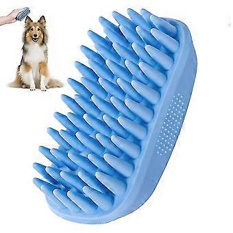 Shxx Dog Bath Brush, gummi Dog Shampoo Grooming Brush, Silicone Dog Shower Wash Curry Brush, Pet Sc