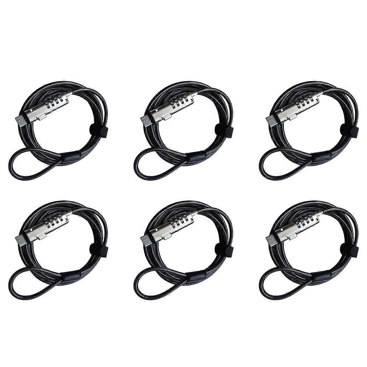 6X Security USB Password Anti-Theft Lock, Used for Anti Theft Function on Laptop, Tablet, Projector