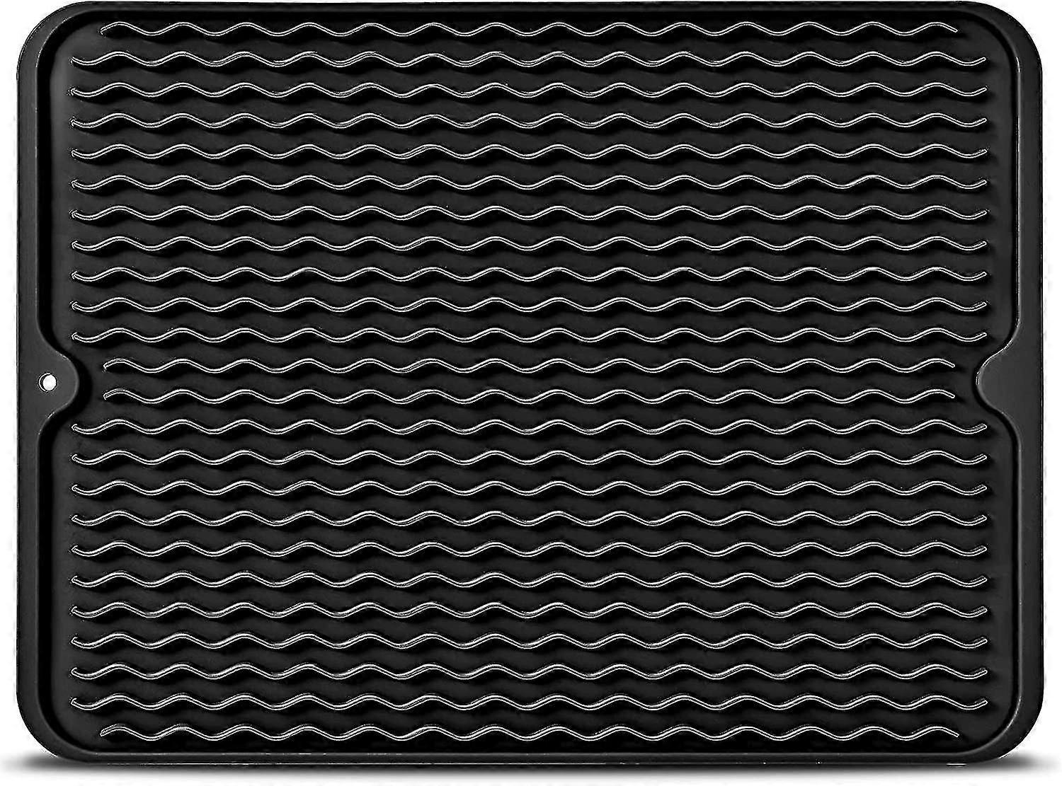 Dish Mat, Silicone Mat Rezistent Dish Mat Non-Slip Easy Clean