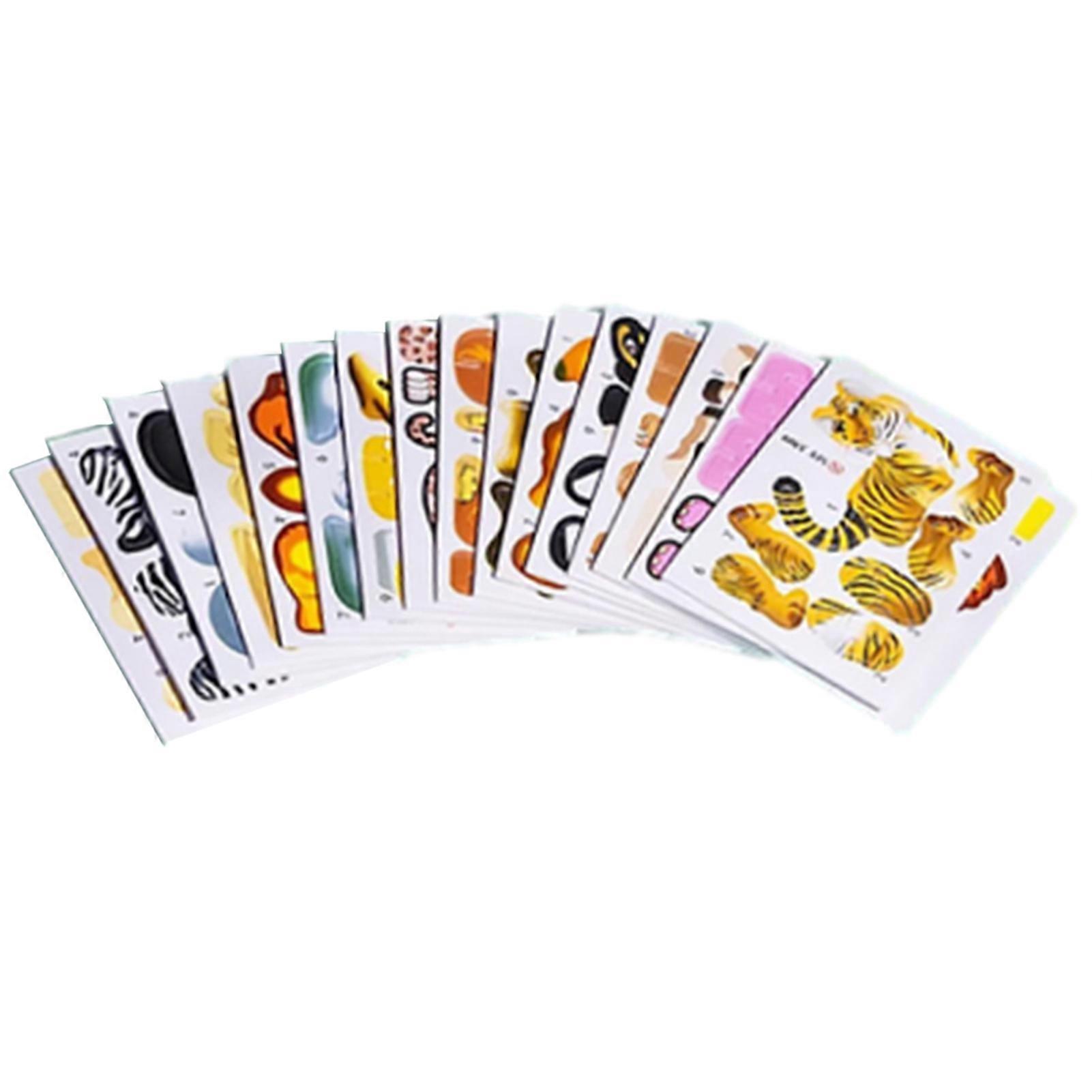 3D Cartoon Paper Puzzle Toy for Kid Early Educational Puzzles Playthings Gift for Children's Day