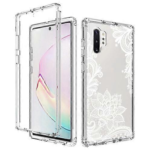 For Samsung Galaxy Note10+ PC+TPU Transparent Painted Phone Case