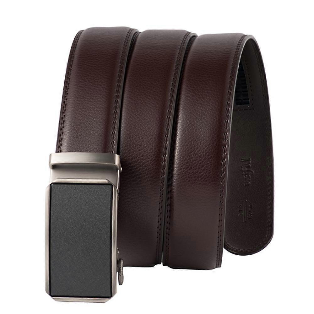 Leather Ratchet Belt For Men Size Adjustable