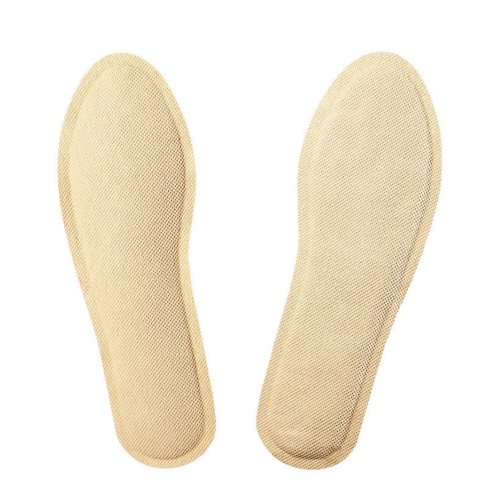 Disposable Self-heating Insole 2 sizes Adhesive Warm Shoe Inserts Charge-free