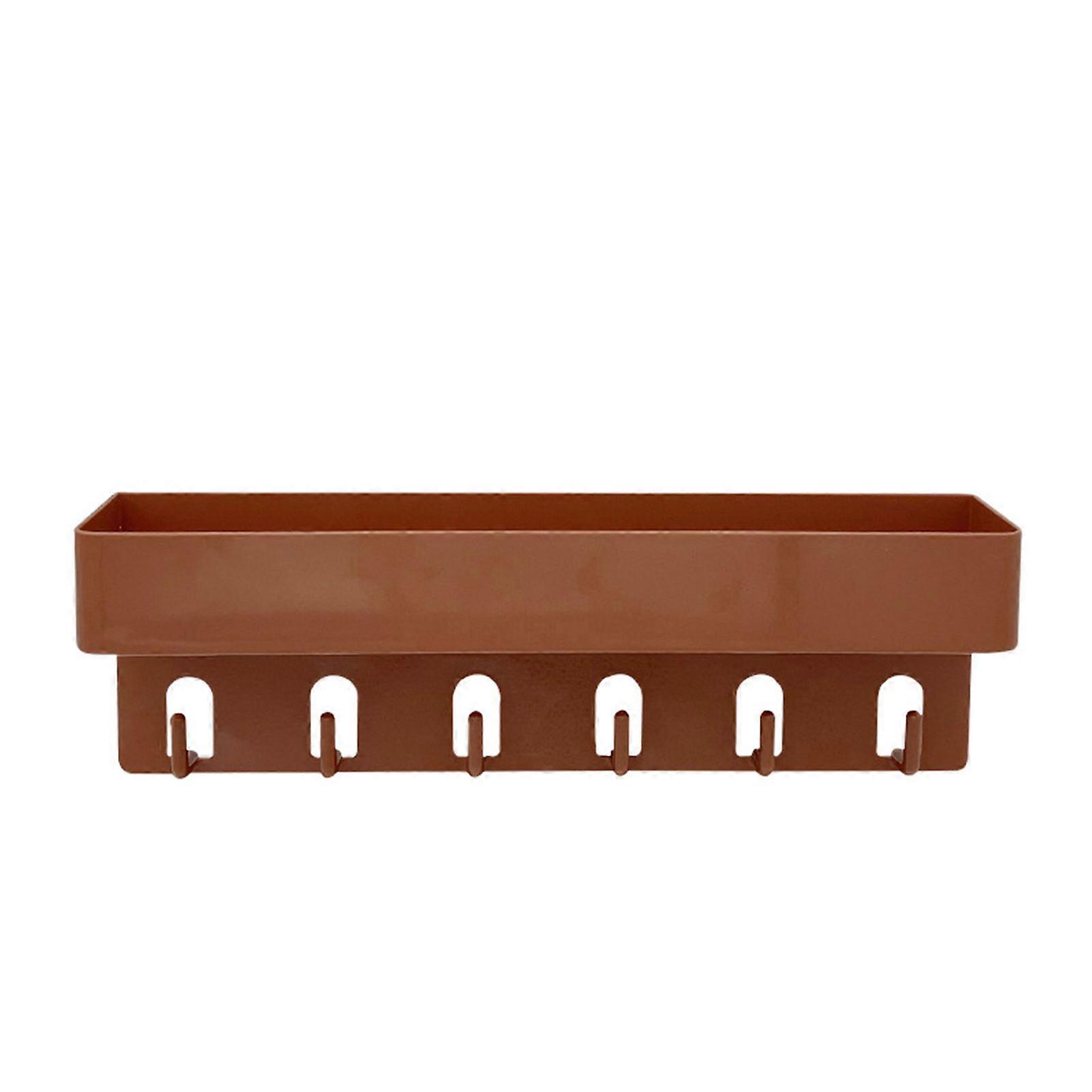 Bathroom Hanging Shower Caddies No Drilling Rack With Hooks for Soap Shampoo Scrubbers Body Wash