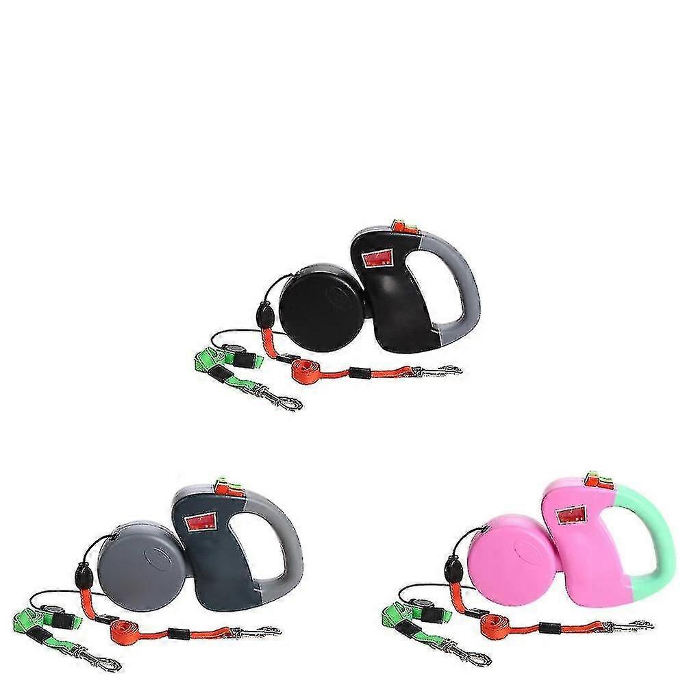 Two Dog Retractable Leash Dual Retractable Leash fi