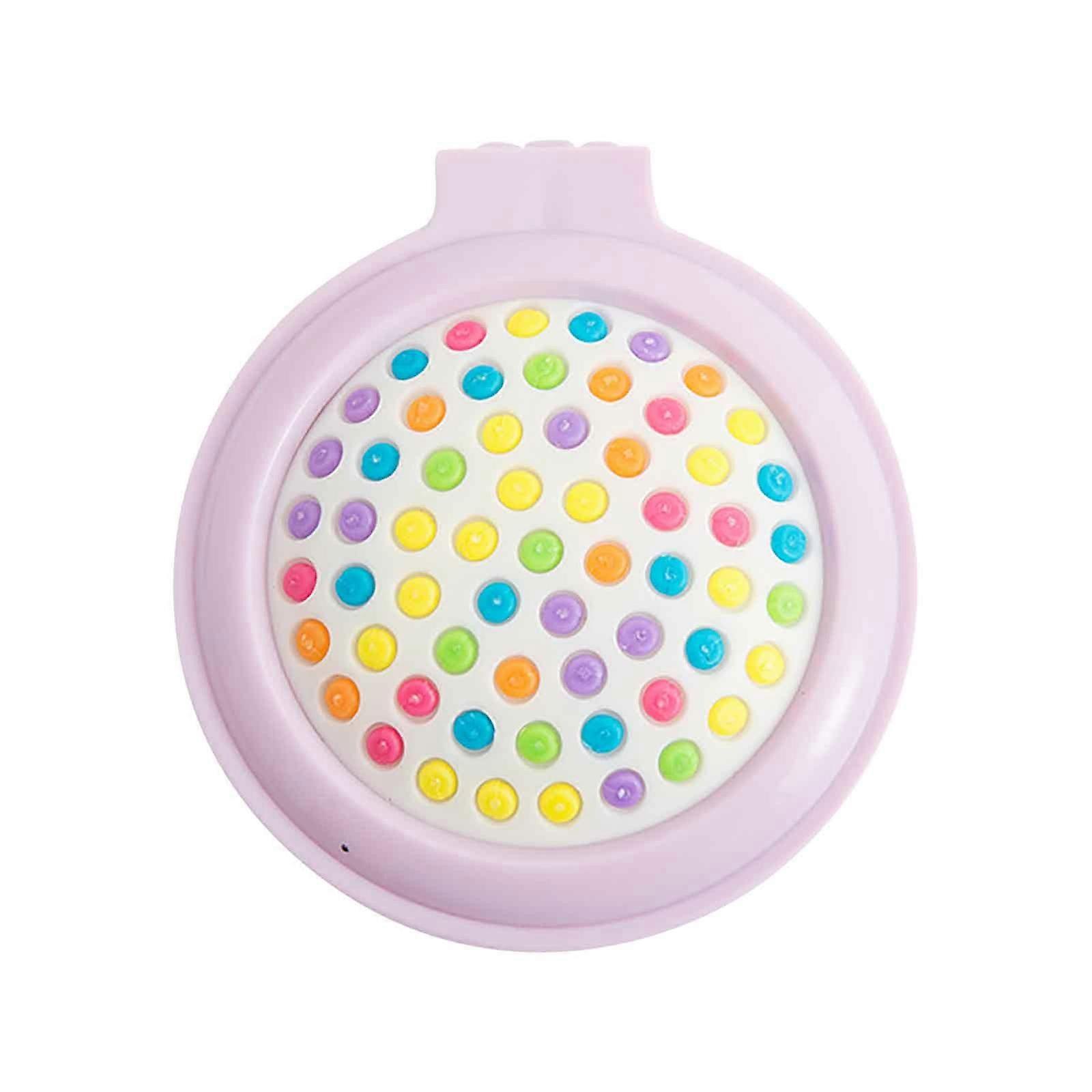 Candy Color Folding Comb Portable Solid Color Makeup Mirror Massage Comb