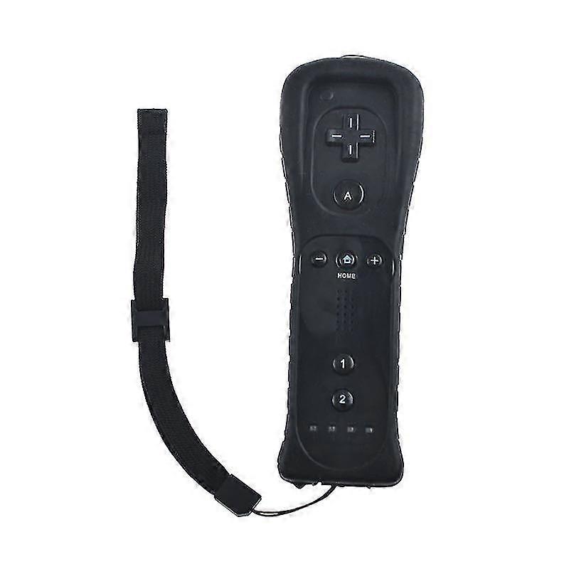 1 Piece Wii Linker Controller With Motion Plus,wii Controller Remote Wii Remote Motion Plus Controller Built-in (black)