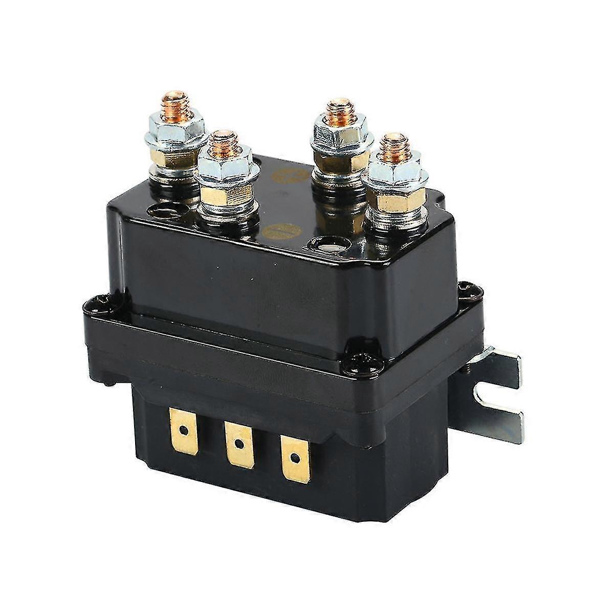 12V naviják kolébkový spínač 250A solenoid relé stykač navijáky kompatibilní s čtyřkolkami a UTV