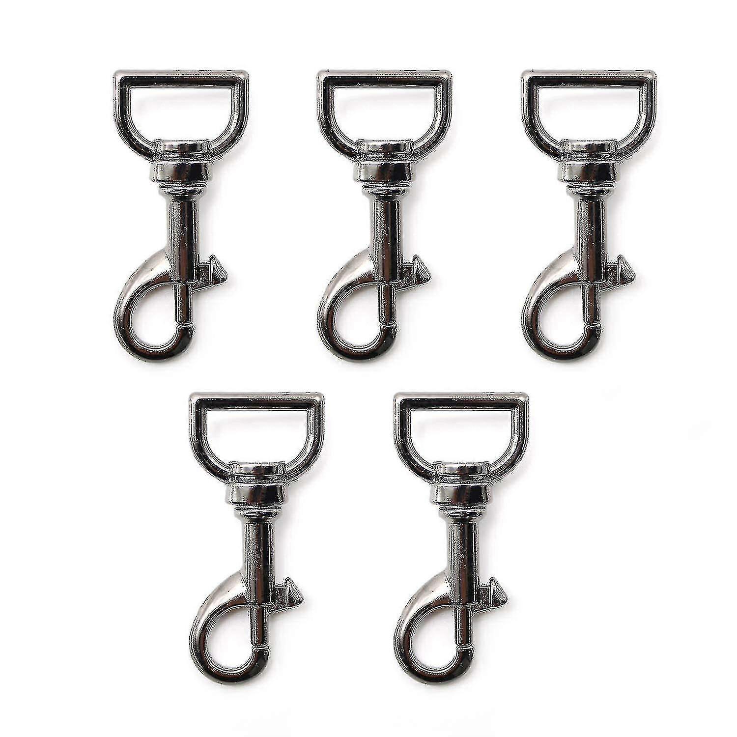 5 Pcs Lobster Clasps, Heavy Duty Snap Hooks, Snap Hooks Made Of High Quality Zinc Alloy, Swivel Trigger Clips, Suitable For Bags