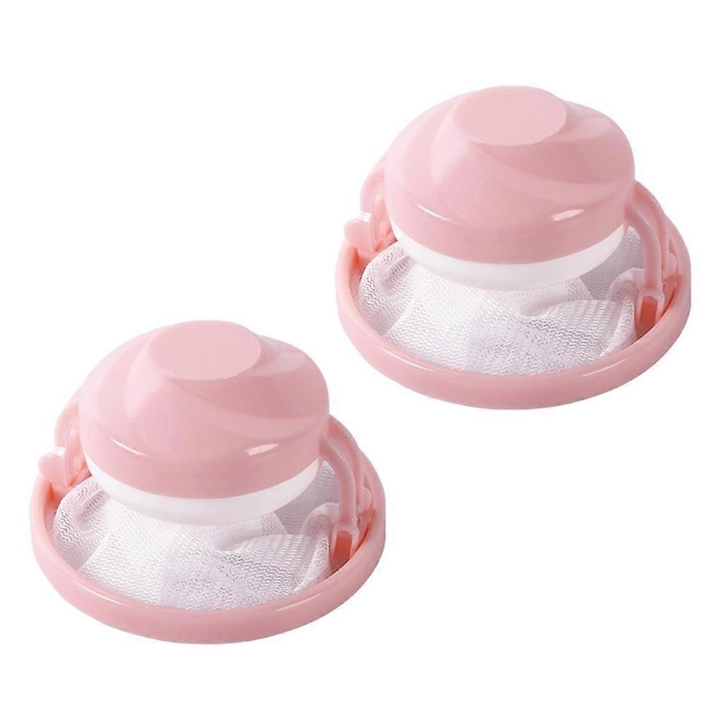 2Pcs Floating Hair Filtering Mesh Removal Washing Machine Mesh Filter Mesh Bag