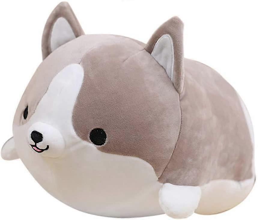 Plush Pillow Fox Corgi Plush Toy Cuddly Toy Cuddly Pillow Plush Pillow Toy Birthday Christmas Gift Sleeping Doll(30 Cm,Brown Corgi)