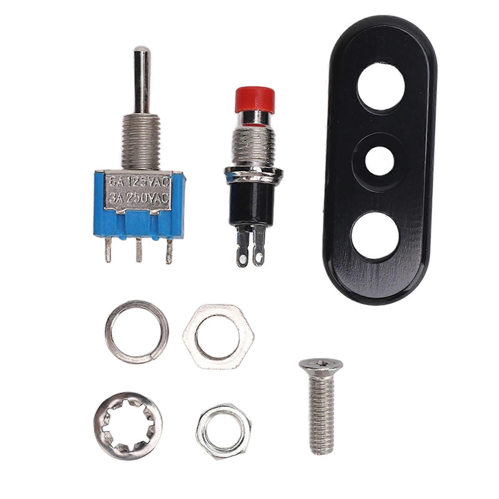 Motorcycle Handlebar Engine Stop Start Lever Kill Switch Universal Ignition Speaker Lighting Control Switch for ATV UTV Dirt Bike 3 Gear Switch