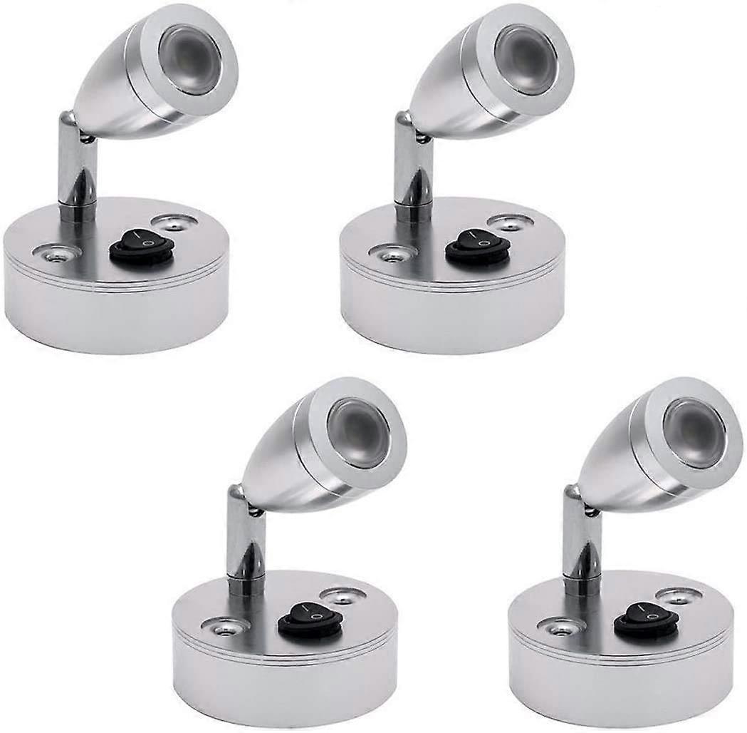 Interior Lighting Spot Lamp Auto LED Light 2pcs-RV Reading Lamp 3000K 180 Rotation for Camper Van Boat Caravan Vehicle Motorhome