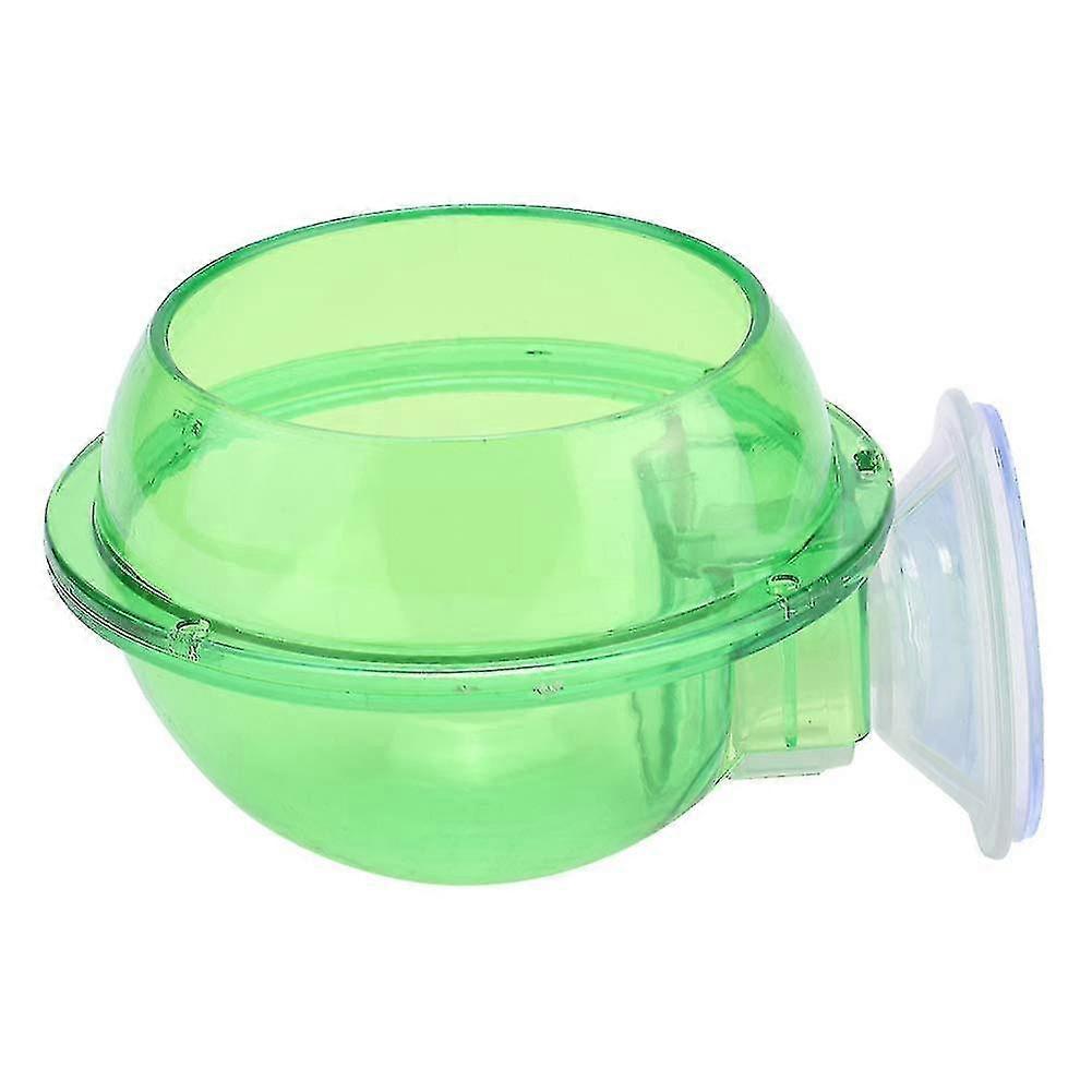 Reptile Feeder Suction Cup Anti-escape Reptile Food Bowl Transparent Worm Live Fodder Container For Lizard Gecko