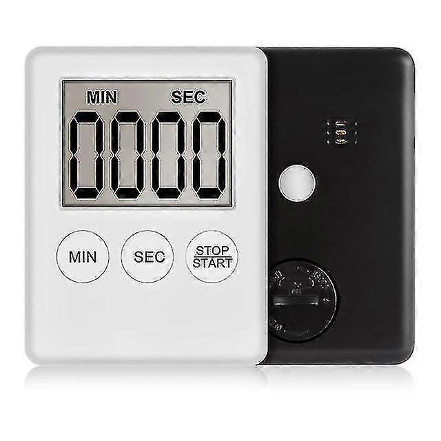 Timers With Magnet Kitchen Cooking Lcd Digital Screen Timer Square Sleep Mask Timer Count Up Countdown Alarm Clock For Home