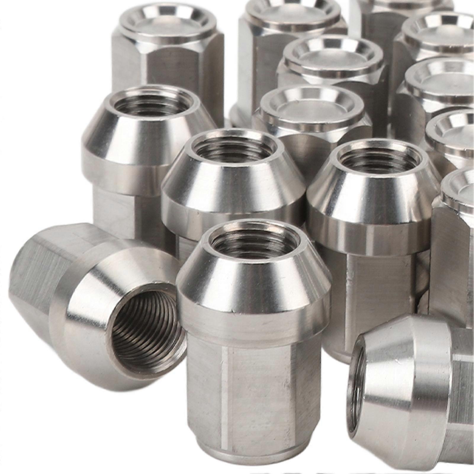 24Pcs Lug Nut 611288 M14X2.0 Thread Steel Rust Proof Wheel Lug Nut for Expedition 2003 to 2014