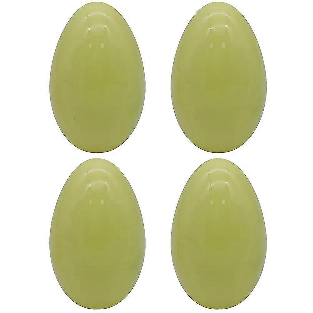 4pcs Plastic Easter Eggs Empty Eggshell Easter Party Eggs Easter Accessories
