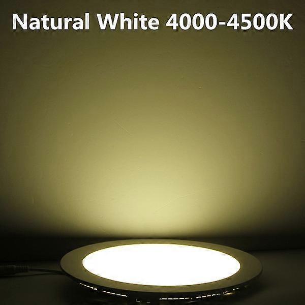Ultra Bright 3W 6W 9W 12W 15W 25W Dimmable Led Ceiling Recessed Downlight Round Panel light 85-265V Led Panel Bulb Lamp Light