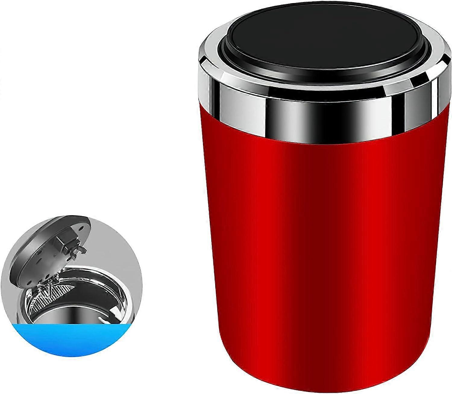 Car ashtray with lid (2pcs)Red