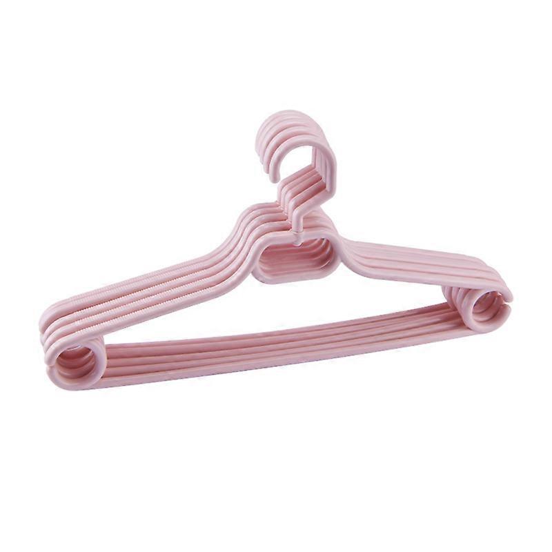 Set van 10 plastic opberghangers-roze