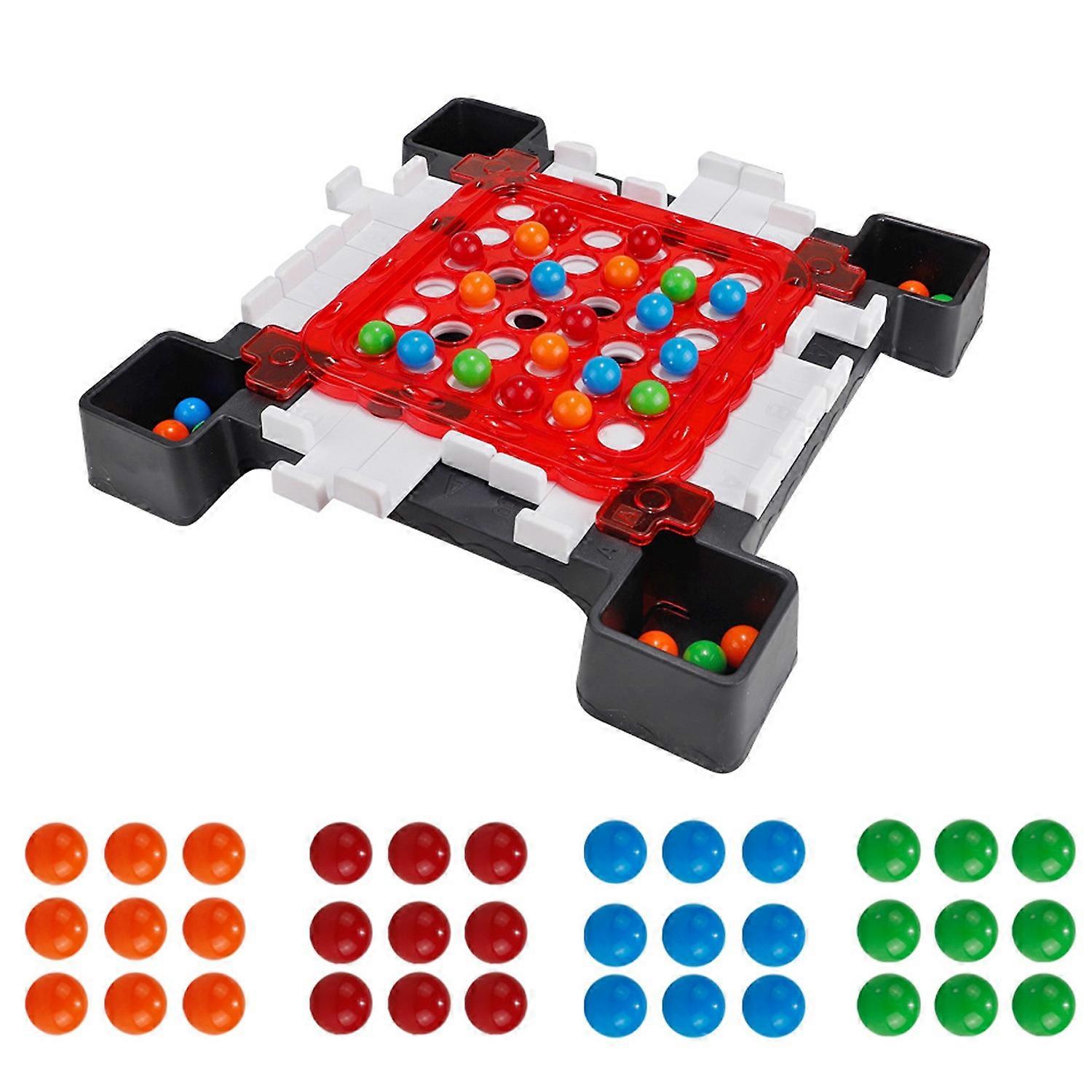 1 Set Ball Elimination Board Game with 36 Colorful Beads Color Recognition Focus Logic Thinking