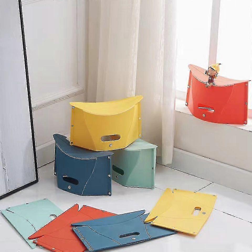 1個折り屋外釣りベンチチェアポータブルトラベルクリエイティブペーパースツールポータブルスーパーポータブル学生スツール(ランダムカラー、負荷ベアリング100kg)