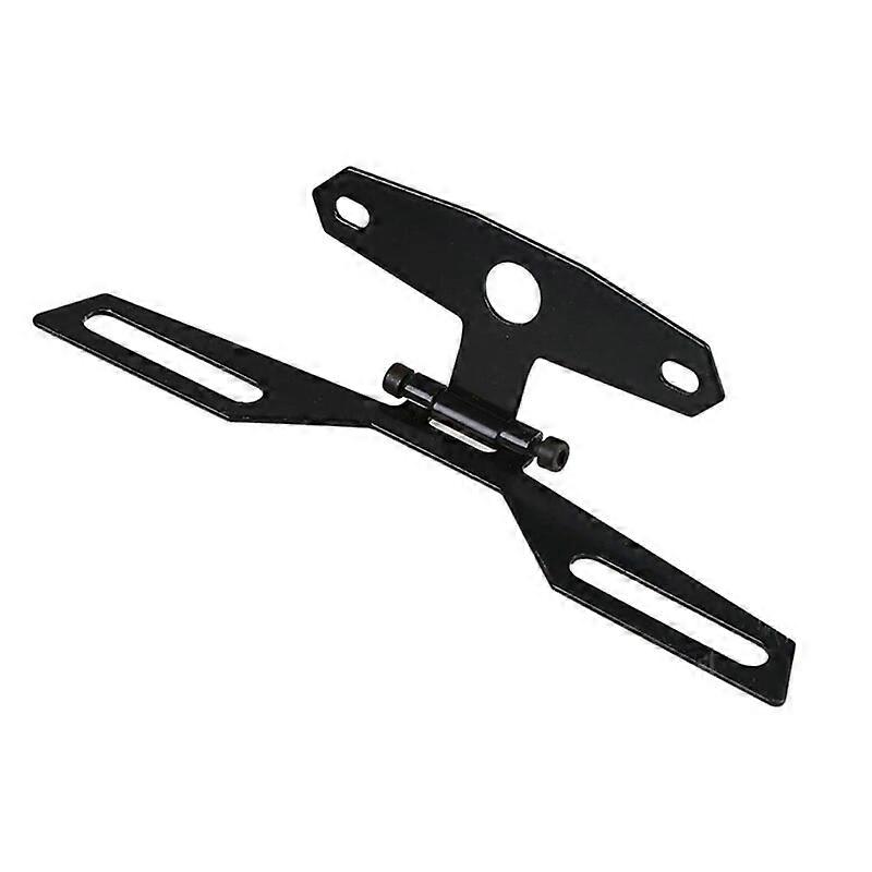 Motorcycle License Plate Bracket Taillight Fixed Folding Number Plate Frame Hold