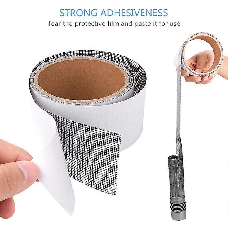 Insects Screen Window Net Sticky Roll Tape Patch 2M Repair Kit Mosquito Door Screen Patch Repair Kit Tape