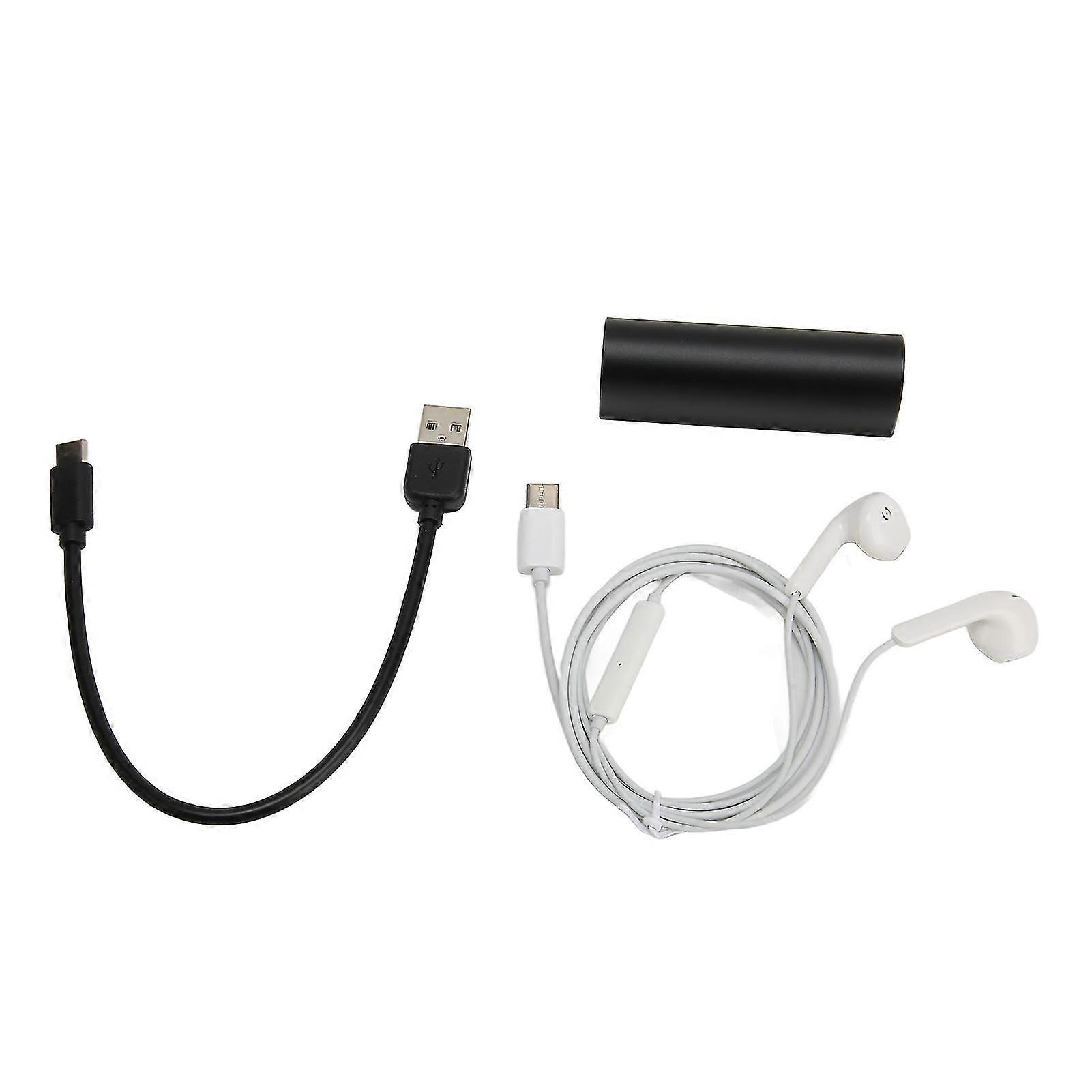 Magnetic Voice Activated Recorder - HD Noise Reduction, AI Intelligent, 32GB, Black, for Lecture and Interview