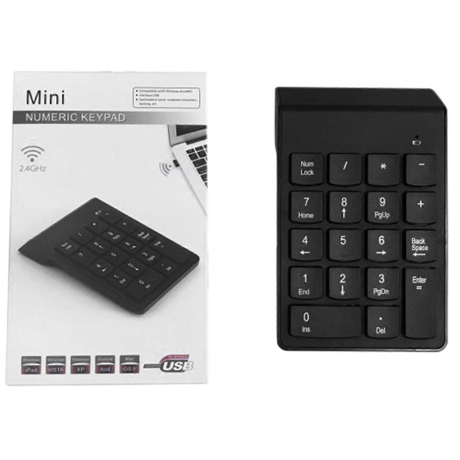 Wireless 2.4 Numeric Keypad 18-key Office Mini Keyboard Suitable For Business Office Workers
