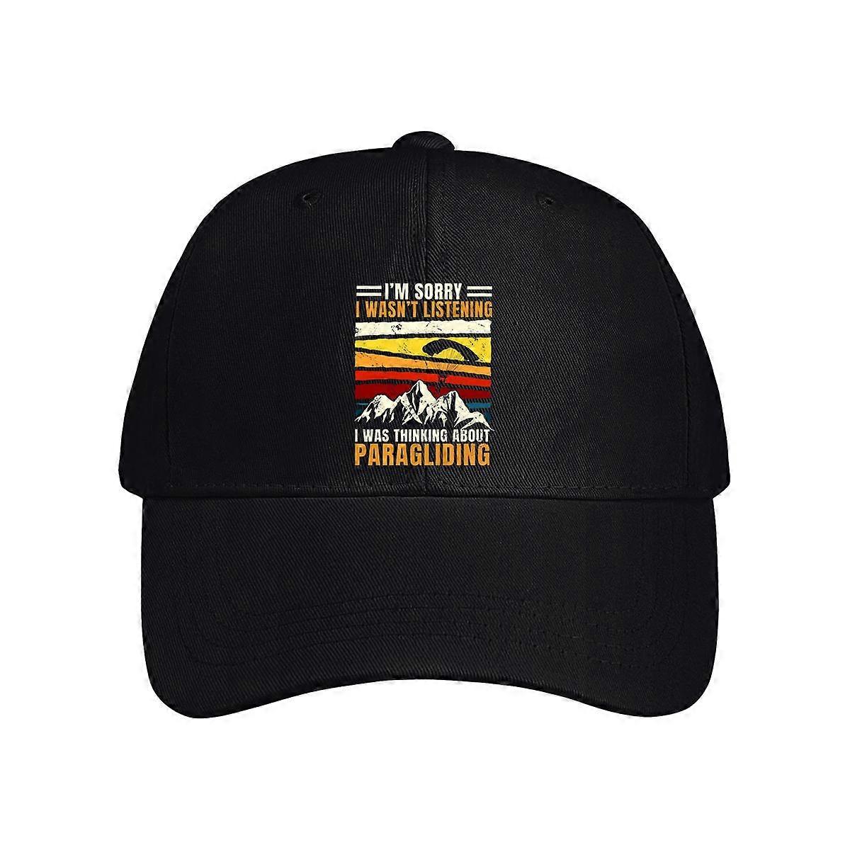 I Was Thinking About Paragliding Baseball Cap