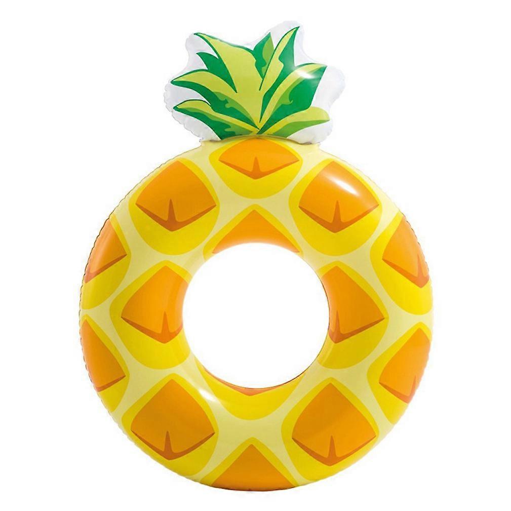 Yellow Pineapple Float Ring Inflatable Pool Float