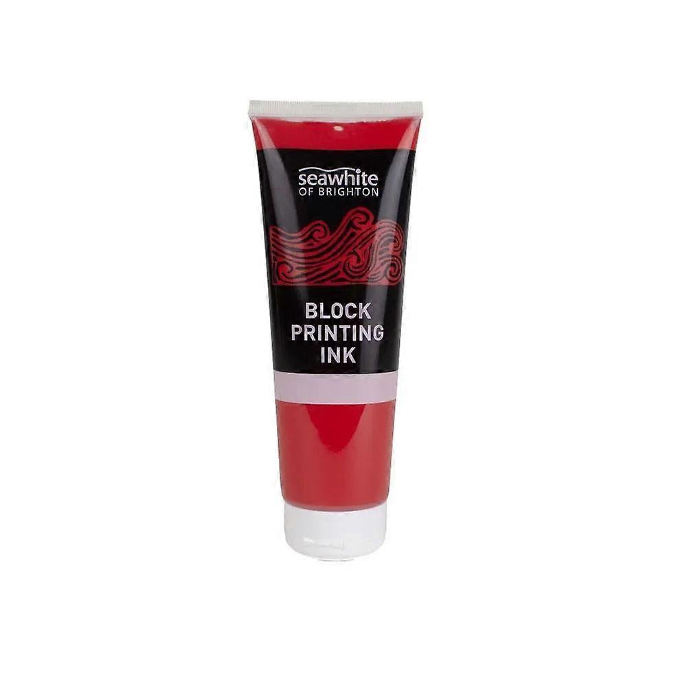 Seawhite of Brighton Block Printing Ink 250ml, Brilliant Red