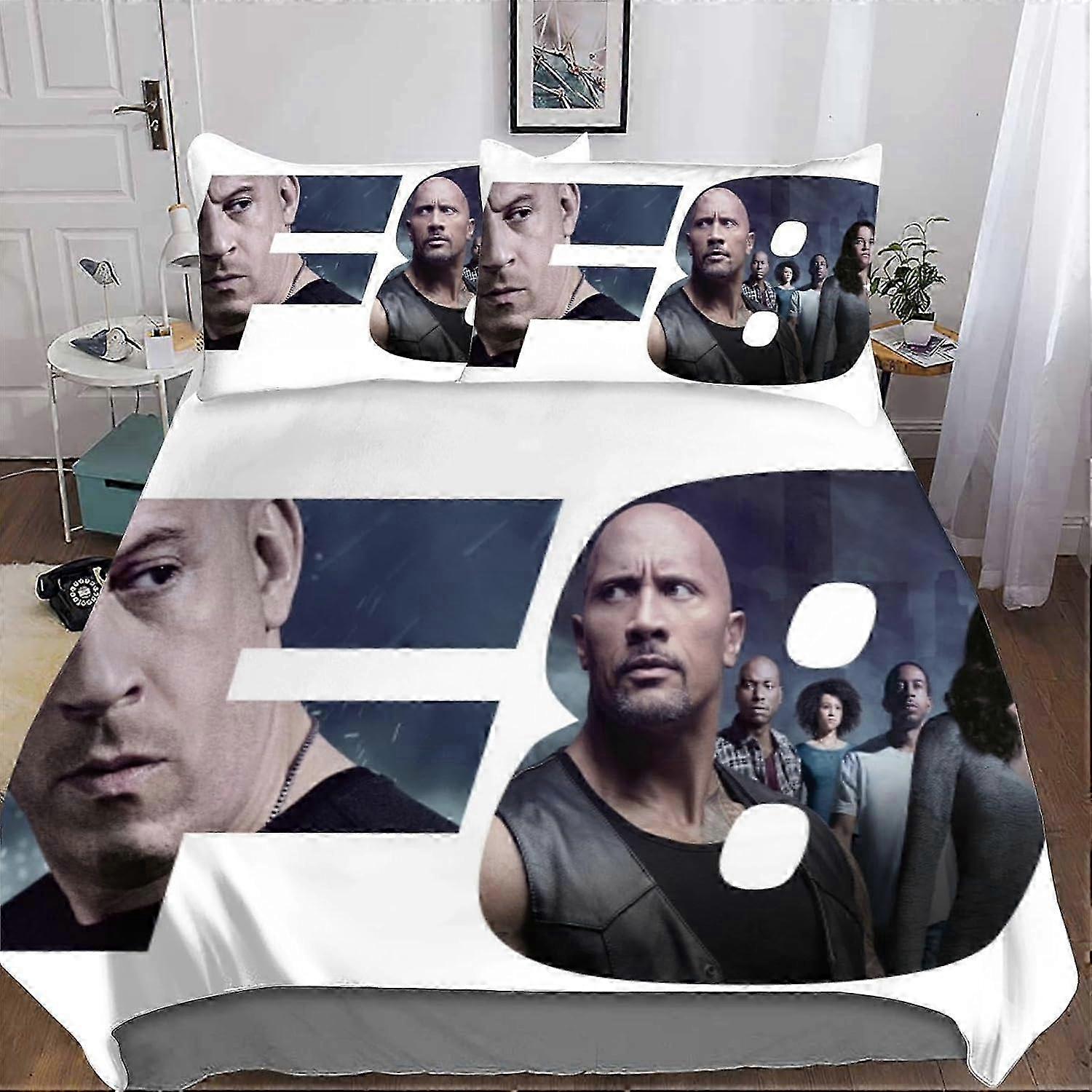 J808 Lakan 3D The Simpsons 3-delat sängkläder påslakan set pojkar påslakan set mjukt överkast med mikrofibertema BBA808