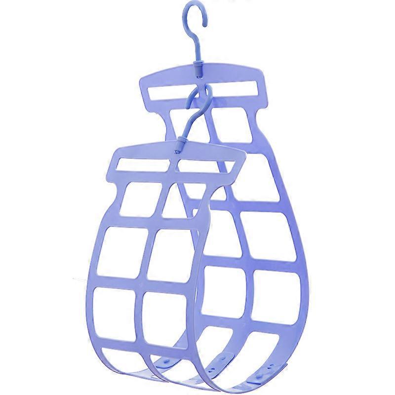 4pcs Blue Pillow drying rack, windproof plastic multifunctional drying clip, plush toy drying rack