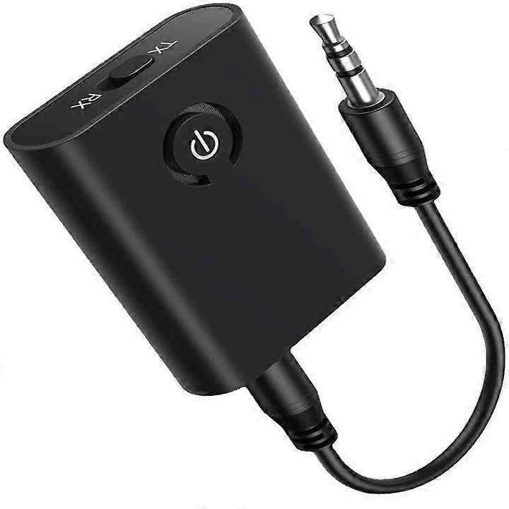2 in 1 wireless Bluetooth 5.0 transmitter and receiver black