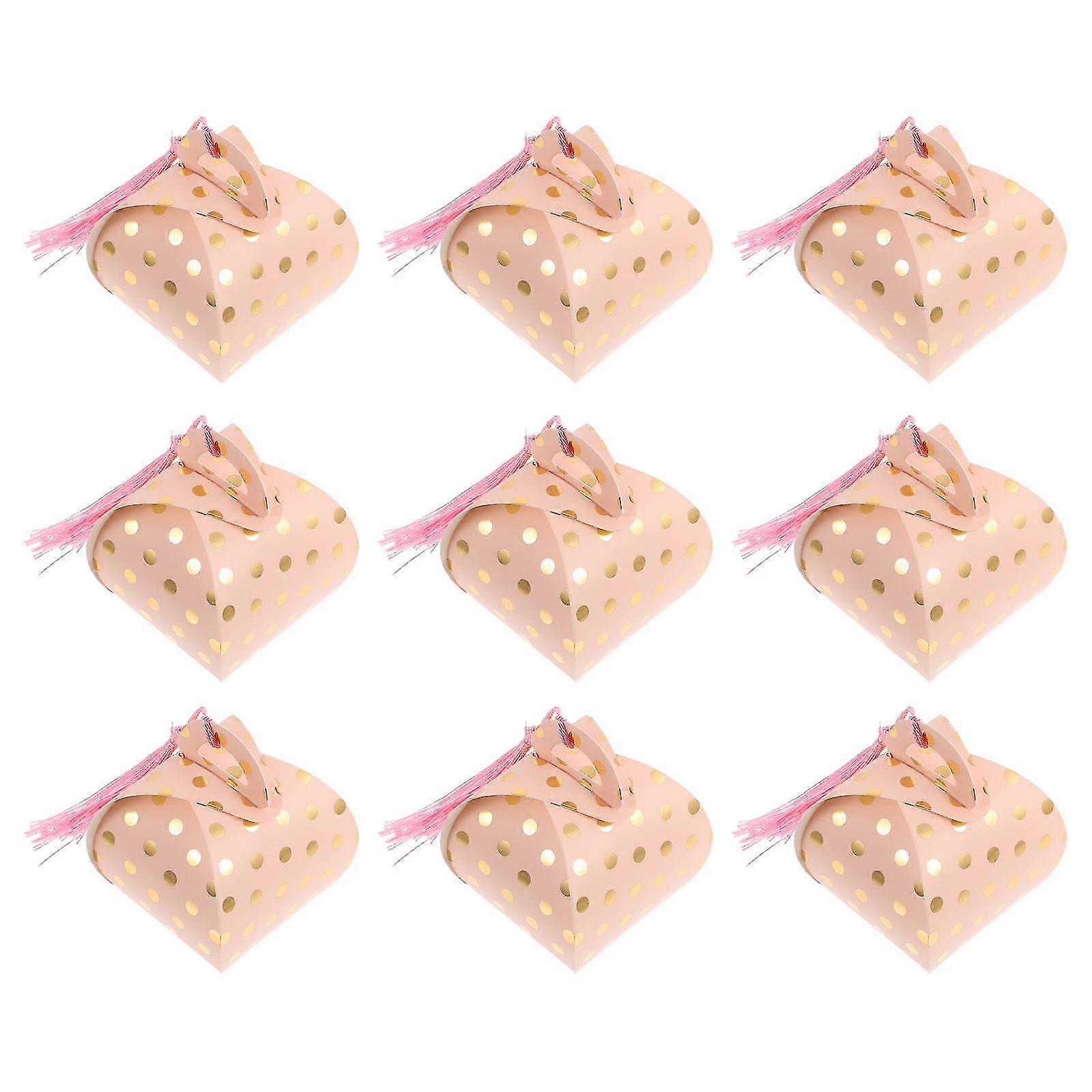 50pcs Wedding Party Paper Boxes Creative Candy Gift Cookies Storage Boxes