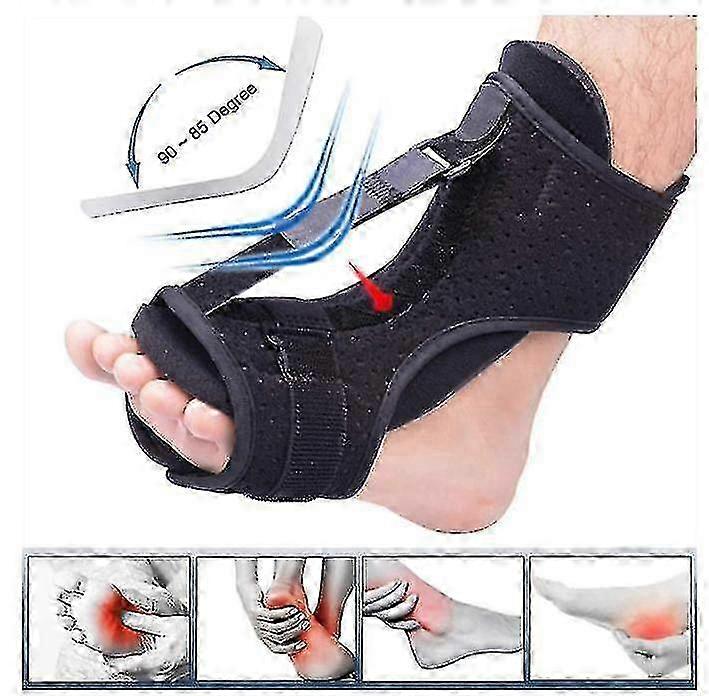 Adjustable Plantar Fasciitis Night Splint Foot Drop Orthotic Stabilizer Support