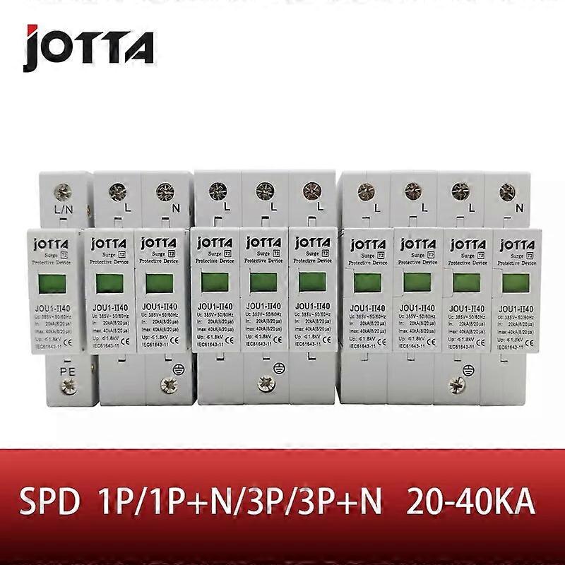 SPD 1P/1P+N/3P/3P+N 20KA~40KA C τύπος ~385VAC προστατευτική προστατευτική συσκευή απαγωγών χαμηλής τάσης
