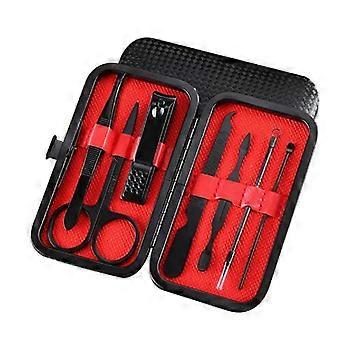 7/8/10/12/15Pcs/Set Professional Portable Clipper Tool Ear Spoon Hook Manicure Nail Cutter Pedicure Scissors Stainless Steel