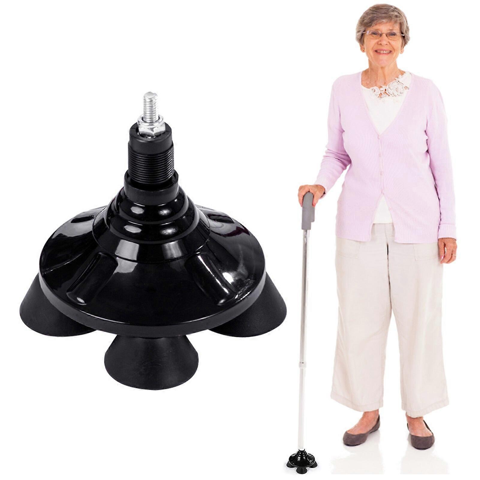 Rotating Four-corner Crutch Base Rubber Replacement Pad