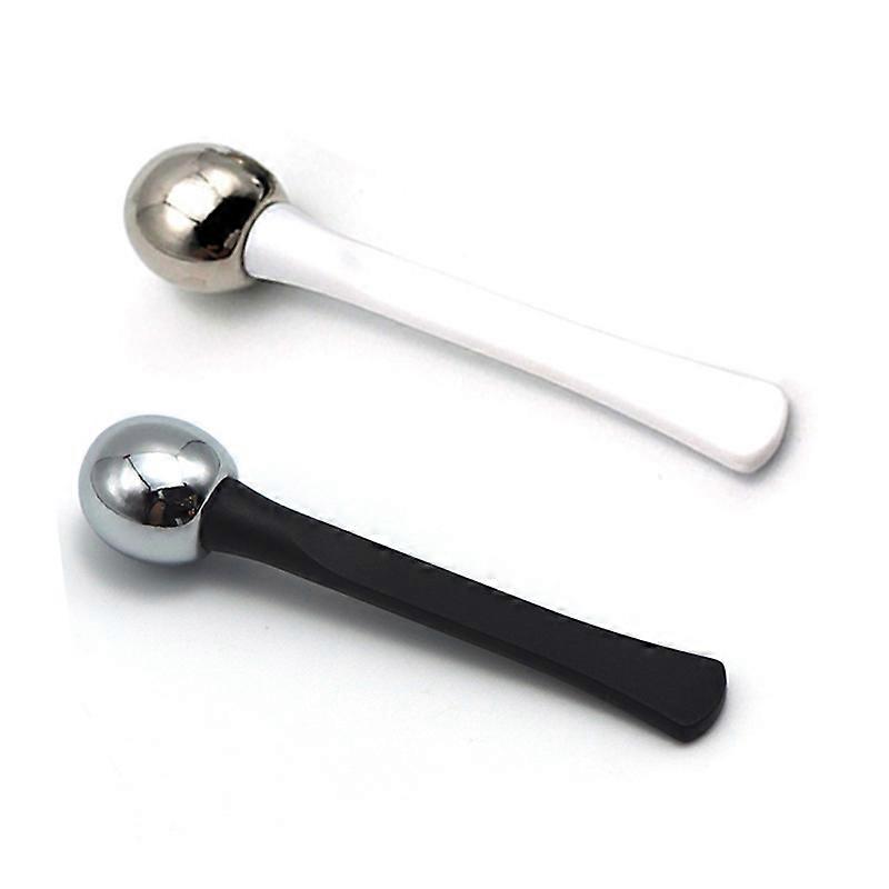 アイローラーマッサージスティックアイクリームアプリケーターコスメヘラアンチシワフェイシャルスプーンゴールドアロイフェイスシンスキンケアツール